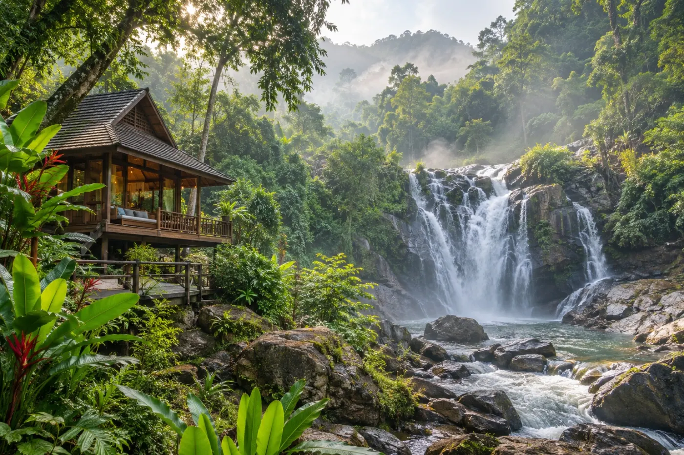 เปิดให้บริการแล้ว บ้านพักรับรองวนอุทยานน้ำตกผาหลวง บรรยากาศดี สิ่งอำนวยความสะดวกครบครัน