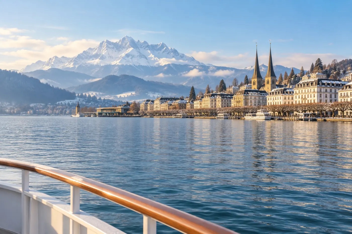 หริ่น พาหนีหนาวไปสัมผัสความฟินที่ "ลูเซิร์น" (Lucerne) ในฤดูหนาว ดินแดนที่เหมือนหลุดออกมาจากเทพนิยาย