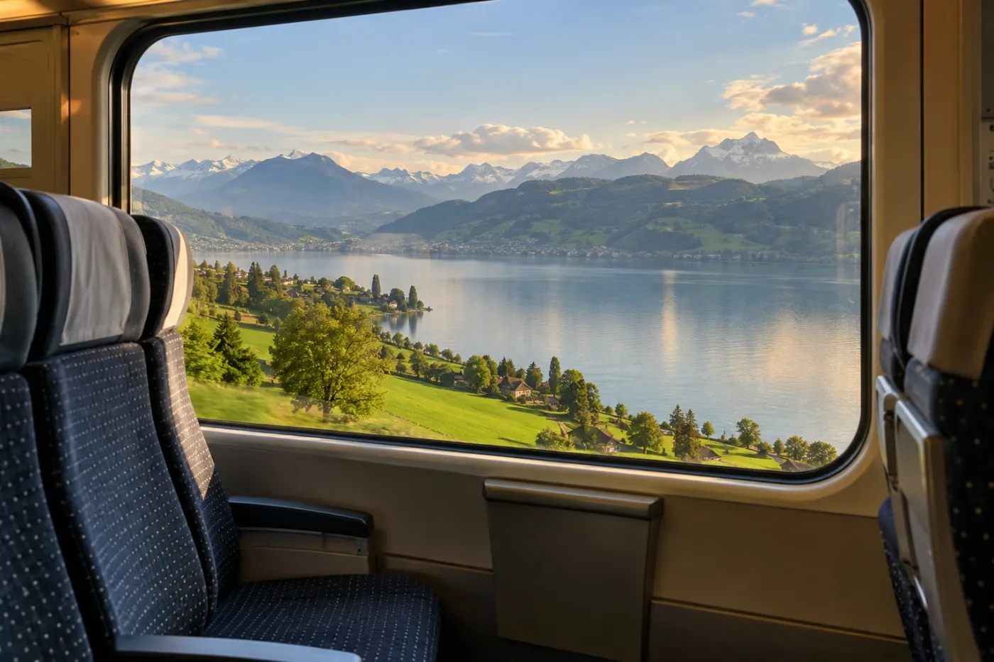 ตัวอย่างโปรแกรม เที่ยวสวิสด้วยรถไฟ ด้วยตนเอง โดยใช้ swiss pass 8 วัน คุ้มๆ