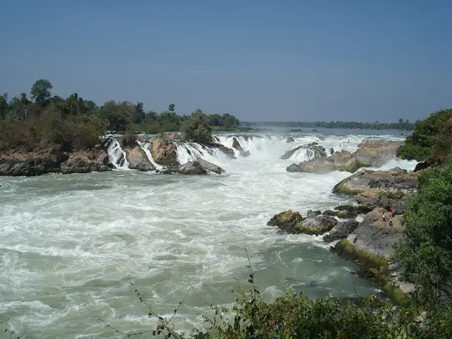 Tad Fane waterfall in Southern Laos on a private tour with See You Again