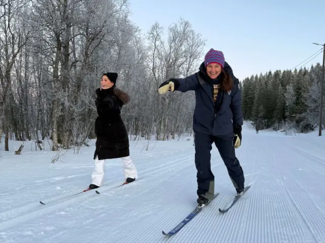เรียนสกีครอสคันทรี Cross-Country Ski กับผู้ประสานงานท้องถิ่น ทรอมโซ