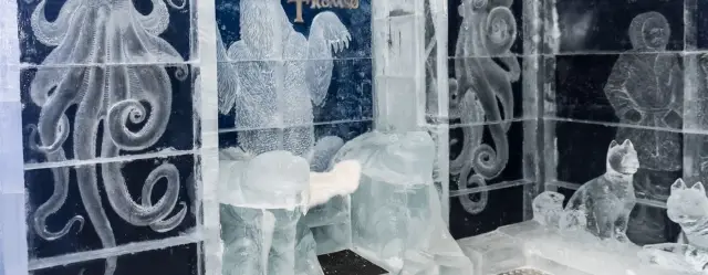 บัตรเข้าชม Magic Ice Bar ทรอมโซ บาร์น้ำแข็งและแกลเลอรีน้ำแข็ง