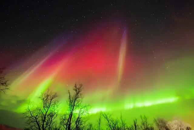 ล่าแสงเหนือมินิบัสมีกล้องส่องฟ้า Northern Lights Chase by Minibus