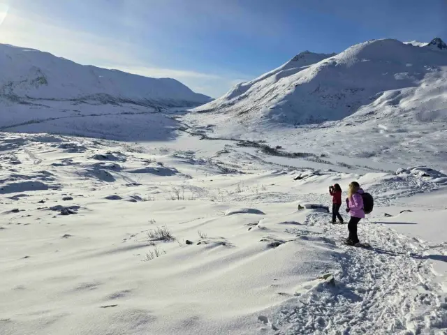 เดินลุยหิมะส่วนตัวขึ้นจุดชมวิว Private Snowshoeing to Viewpoint 1-8 คน