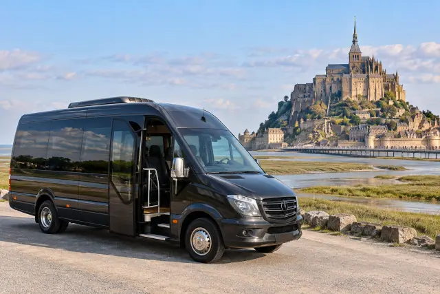ท่องเที่ยวฝรั่งเศสแบบเหนือระดับ กับบริการรถโค้ช VIP Mercedes-Benz Sprinter 19 ที่นั่ง (หลังคาสูง) พร้อมคนขับจาก SEE YOU AGAIN ทริป 5 วัน