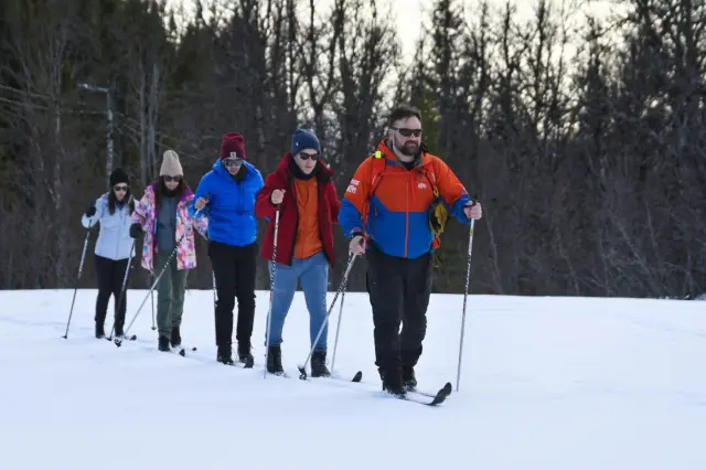 คอร์สสกีครอสคันทรีมือใหม่ Beginner Cross-Country Ski Course ทรอมโซ