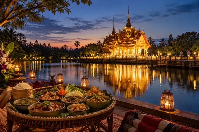Dinner khantoke at khum khantoke - ticket only