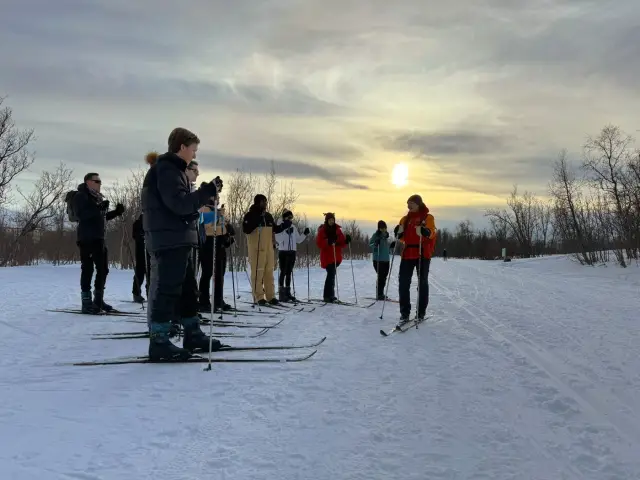คอร์สสกีครอสคันทรีมือใหม่ Beginner Cross-Country Ski Course ทรอมโซ