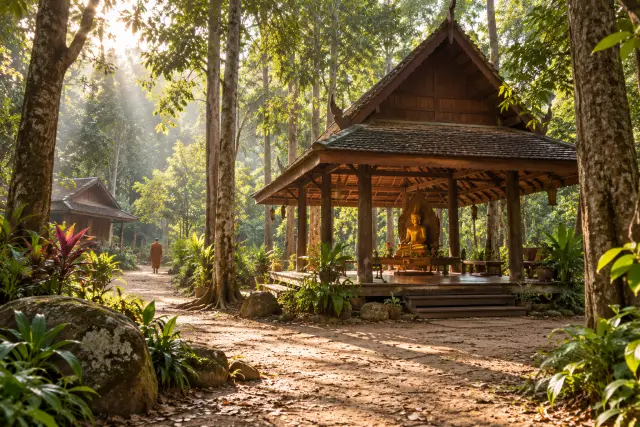 โปรแกรมทัวร์อุบล ตามรอยหลวงปู่มั่น - หลวงปู่เสาร์ ไหว้พระกรรมฐาน (1 วัน)